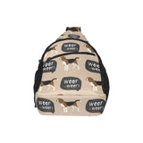 Beagle pattern All Over Print Chest Bag