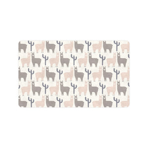 Llama Alpaca pattern Doormat