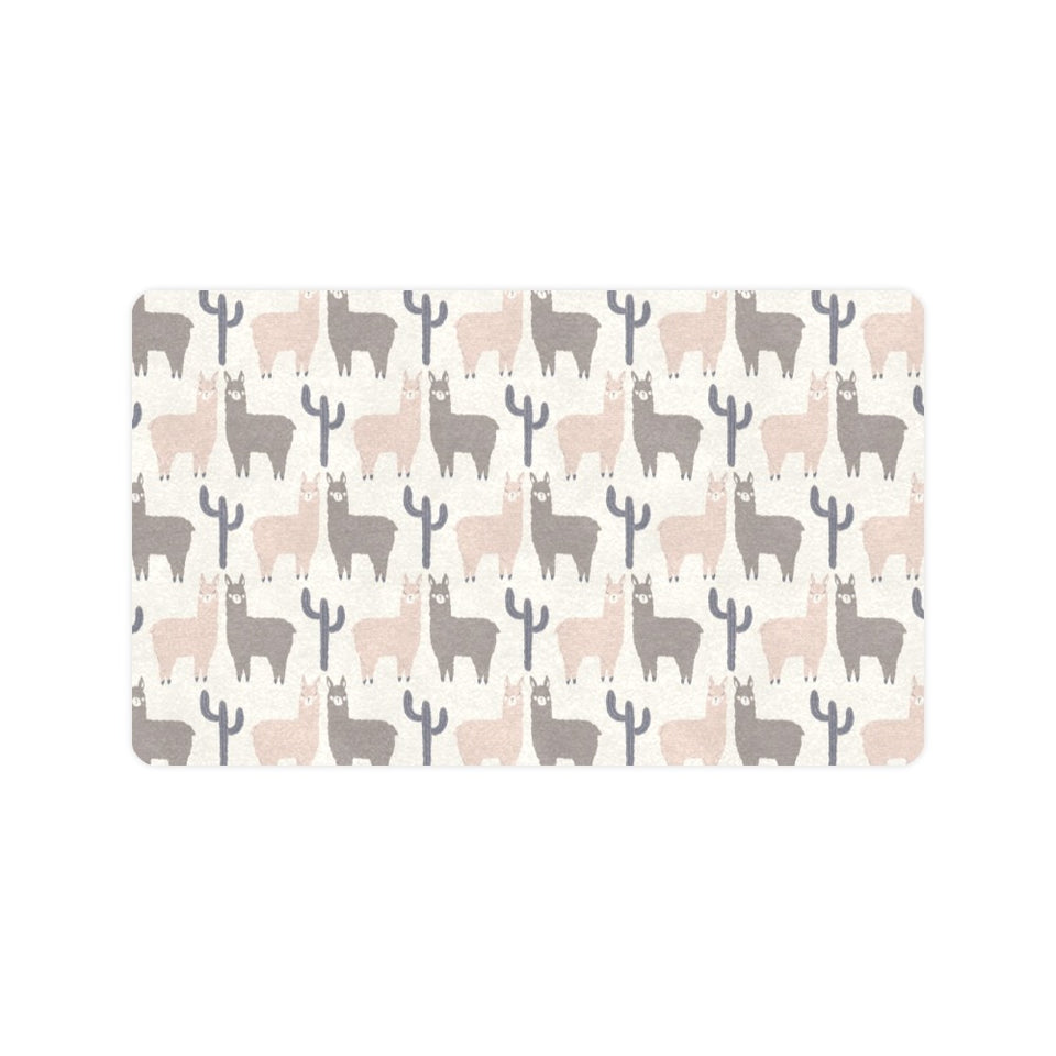 Llama Alpaca pattern Doormat
