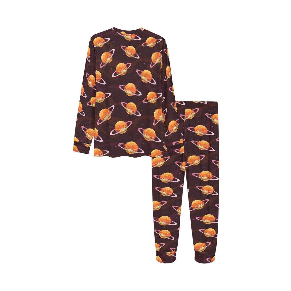 Hamburger Pattern Print Design 05 Kids' Boys' Girls' All Over Print Pajama Set