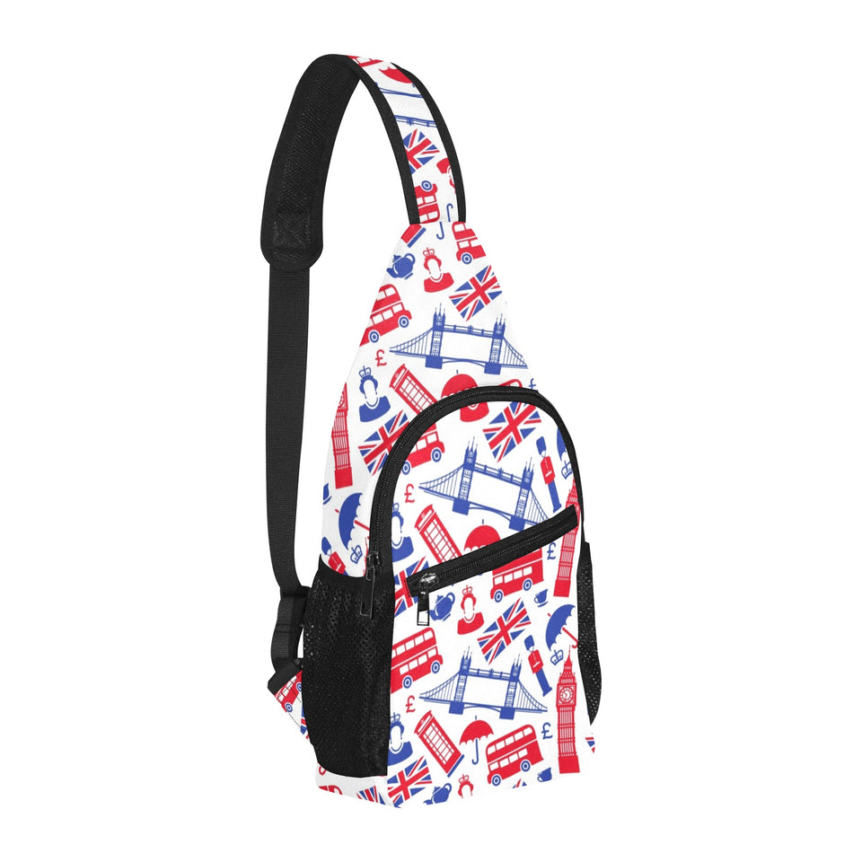 British Pattern Print Design 01 All Over Print Chest Bag