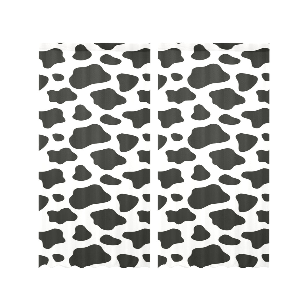 Cow skin pattern Gauze Curtain