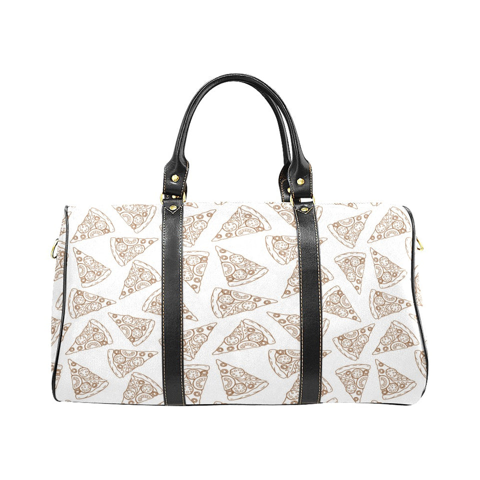 Hand drawn pizza pattern Travel Bag