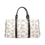 Hand drawn pizza pattern Travel Bag