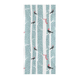 Crows christmas hat scarf Beach Towel