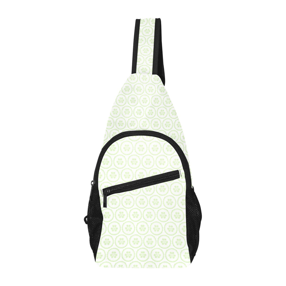 Cucumber pattern background All Over Print Chest Bag