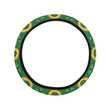 Horseshoes Pattern Print Design 05 Car Steering Wheel Cover