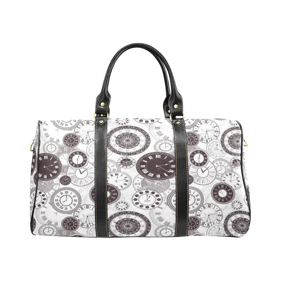 Classic vintage clock pattern Travel Bag