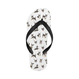 Chihuahua dog pattern Unisex Flip Flops