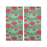 Tomato design pattern Gauze Curtain
