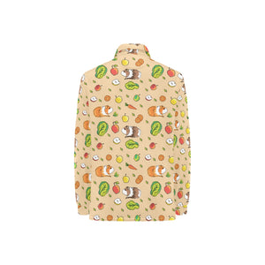 Guinea Pig Pattern Print Design 05 Women's Long Sleeve Polo Shirt