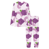 Cute Grape pattern Women's All Over Print Pajama Set