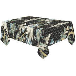 Japanese crane ornament elements Tablecloth