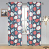dragon fruits dark blue background Gauze Curtain