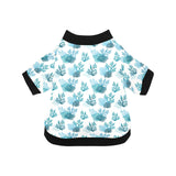 Coral Reef Pattern Print Design 04 All Over Print Pet Dog Round Neck Fuzzy Shirt
