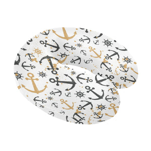 Anchors Rudders pattern U-Shaped Travel Neck Pillow