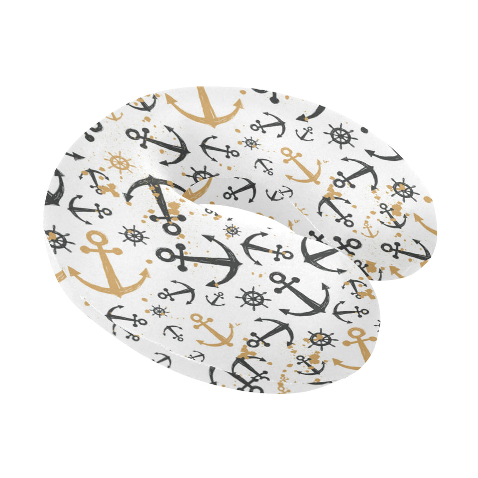 Anchors Rudders pattern U-Shaped Travel Neck Pillow