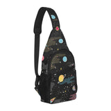 space pattern All Over Print Chest Bag