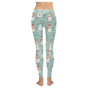 Cute snowman pattern Women's Legging Fulfilled In US
