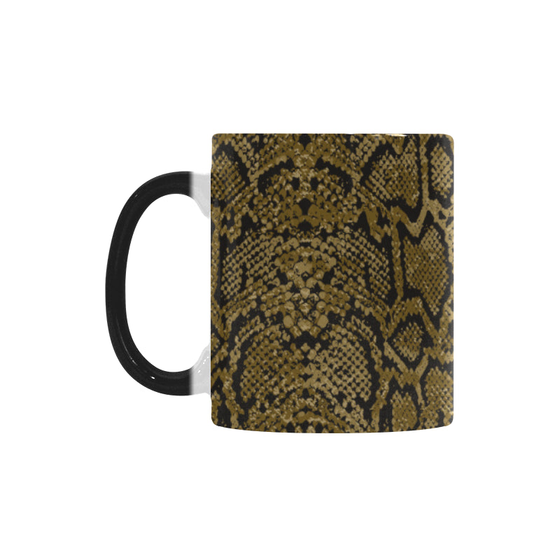 Snake skin pattern Morphing Mug Heat Changing Mug