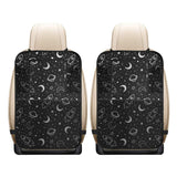 Hand drawn space rocket star planet Car Seat Back Organizer