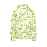 Cute frog dragonfly pattern Kids' Boys' Girls' Padded Hooded Jacket