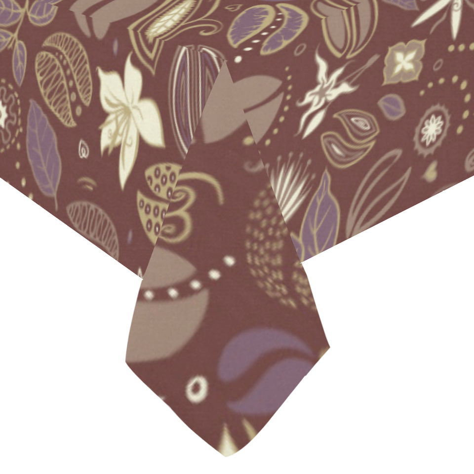 Coffee bean flower pattern Tablecloth
