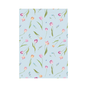 Watercolor Tulips pattern House Flag Garden Flag