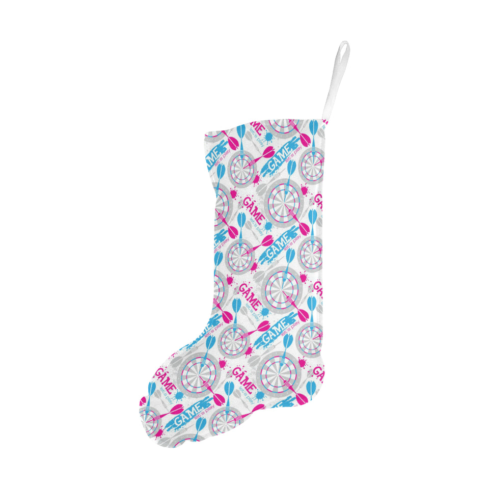 Darts Pattern Print Design 01 Christmas Stocking