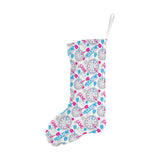 Darts Pattern Print Design 01 Christmas Stocking