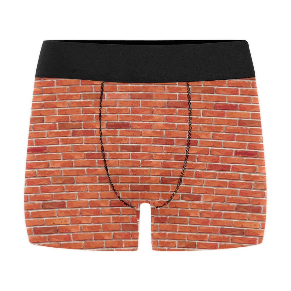 Brick Printed Pattern Print Design 03 Men's All Over Print Boxer Briefs Men's Underwear