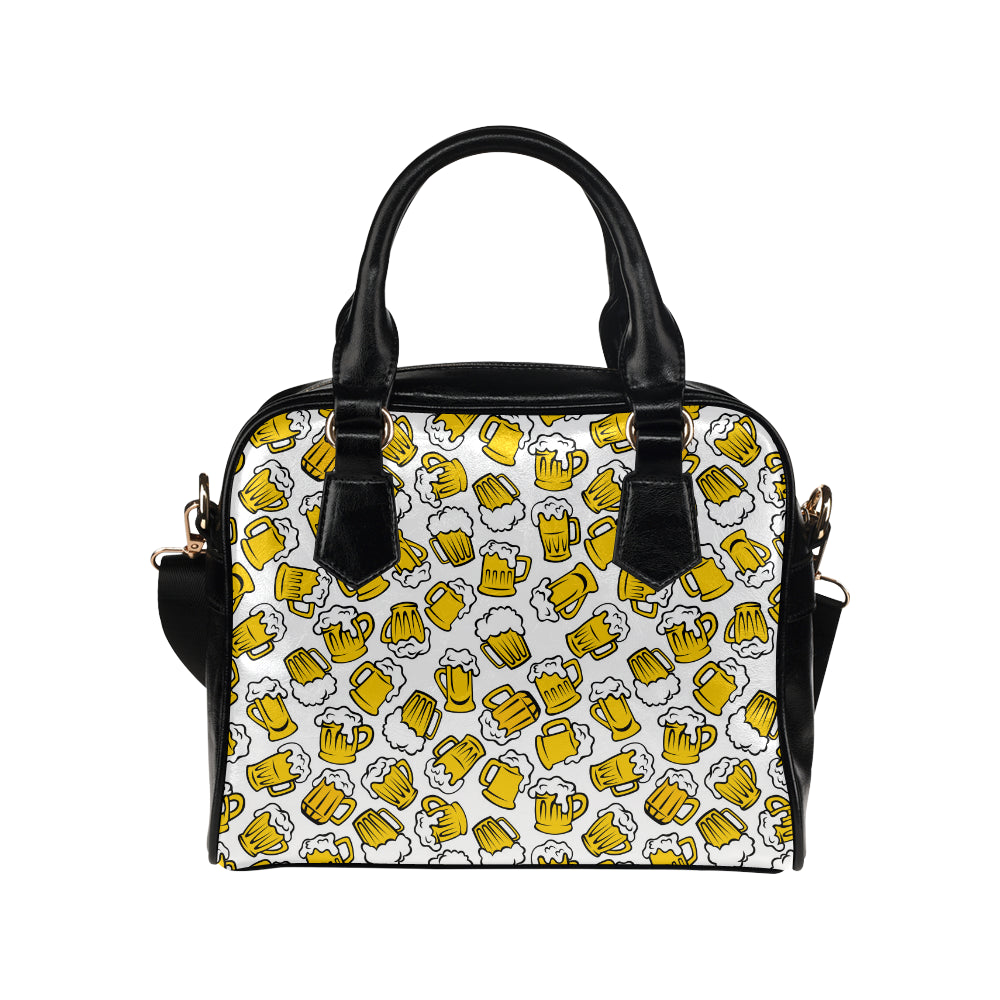 Beer design pattern Shoulder Handbag