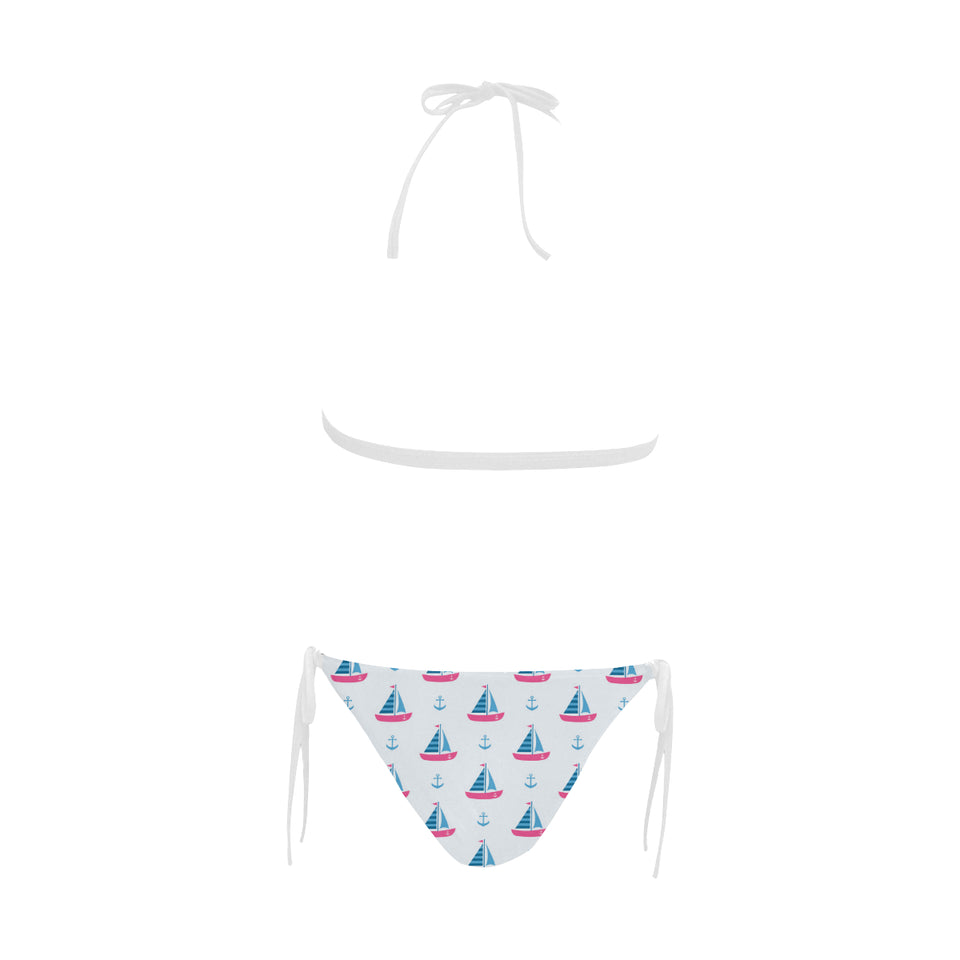 Sailboat anchor pattern Sexy Bikinis Two-Piece Swimsuits