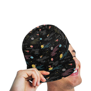 space pattern All Over Print Snapback Cap