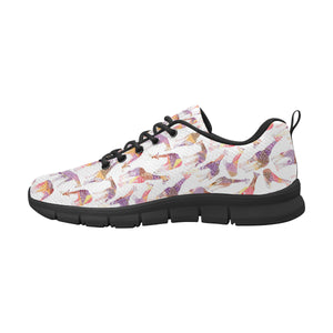 Giraffe Pattern Print Design 02 Men's Breathable Sneakers ( Model 055)