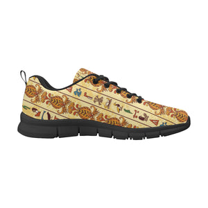 Egypt Hieroglyphics Pattern Print Design 04 Women's Sneaker Shoes