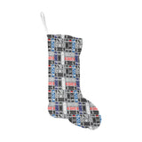 Skate Board Pattern Print Design 04 Christmas Stocking