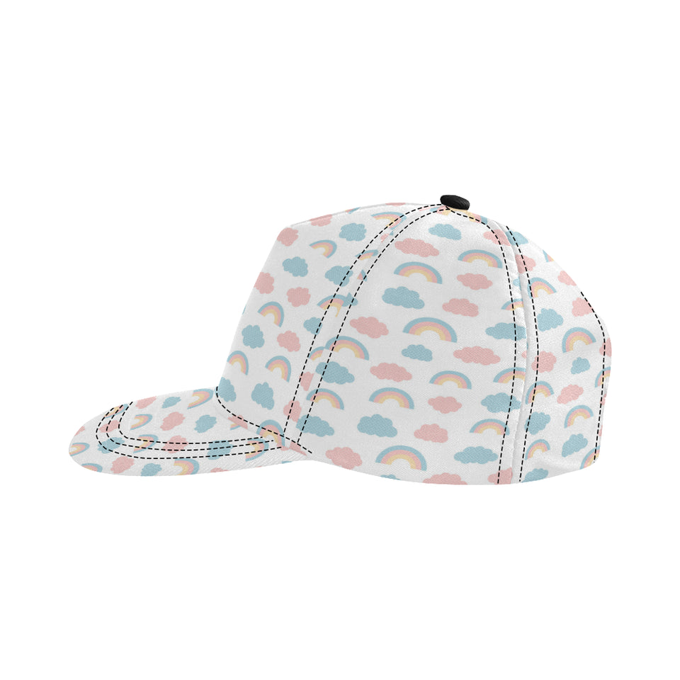 Cute rainbow clound pattern All Over Print Snapback Cap