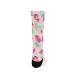 Cute little mermaid pattern Crew Socks