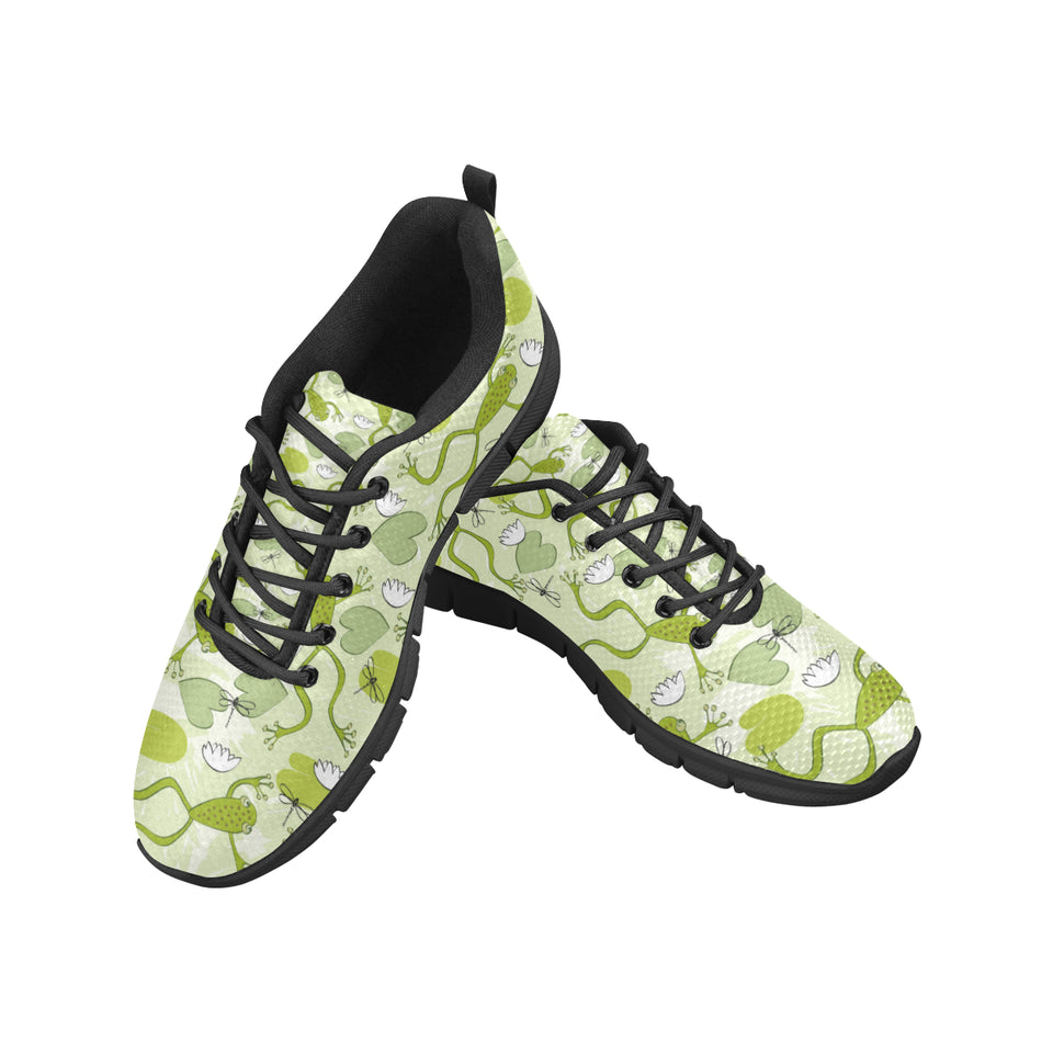 Cute frog dragonfly pattern Men's Sneaker Shoes