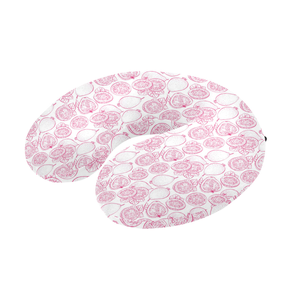 Sketch guava pattern U-Shaped Travel Neck Pillow