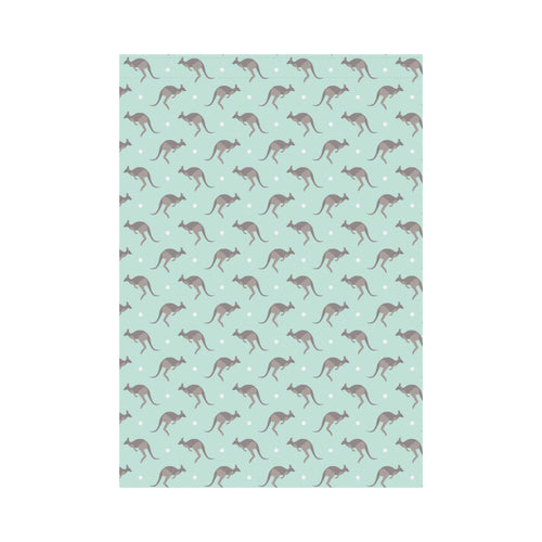 Kangaroo pattern background House Flag Garden Flag