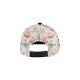 Cute whale pattern All Over Print Snapback Cap