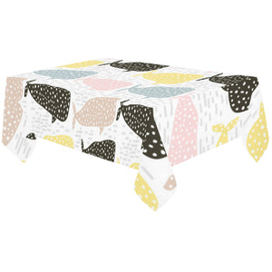 Whale dot pattern Tablecloth