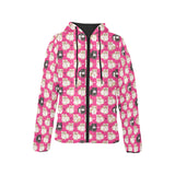 Guinea Pig Pattern Print Design 01 Women's Padded Hooded Jacket