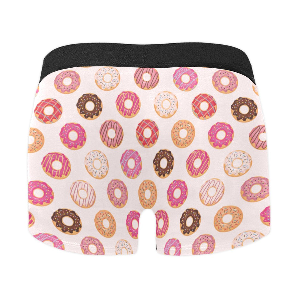 Colorful donut pattern Men's All Over Print Boxer Briefs Men's Underwear
