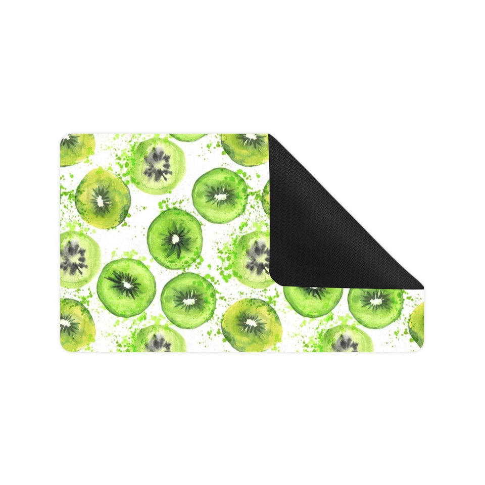 Watercolor kiwi pattern Doormat