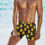 Duck Pattern Print Design 05 Men's Swimming Trunks