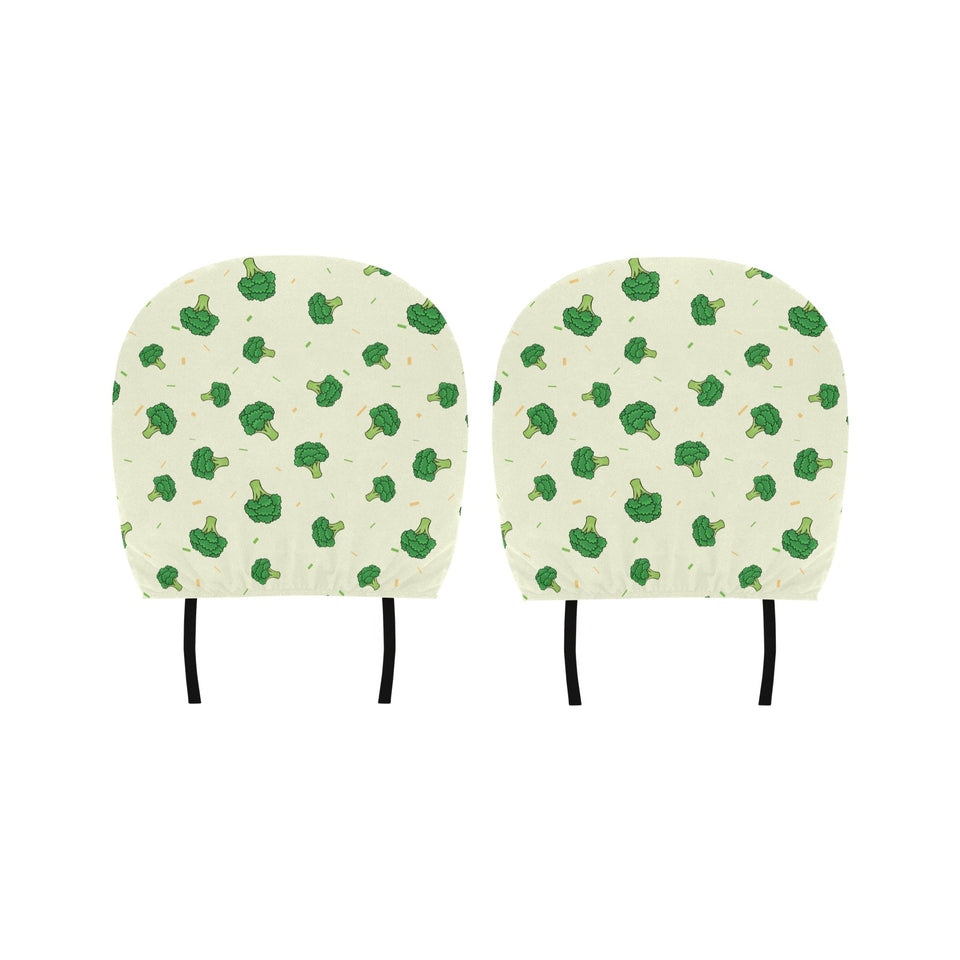 Broccoli pattern Car Headrest Cover