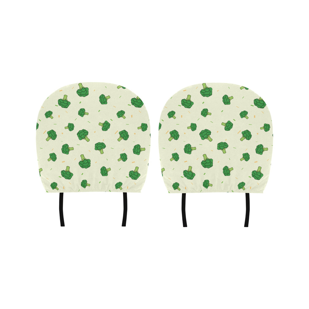 Broccoli pattern Car Headrest Cover